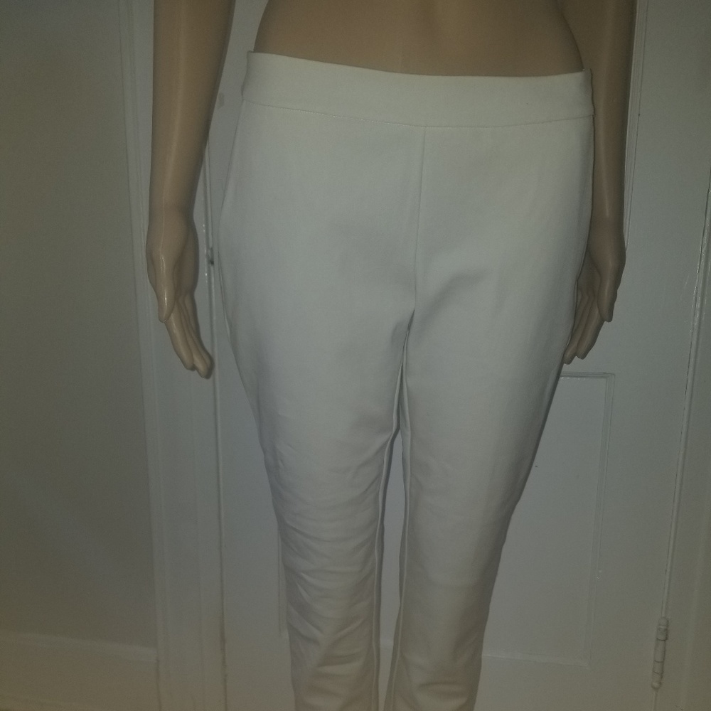 Eileen Fisher Beige Khaki Chino Dress Trousers